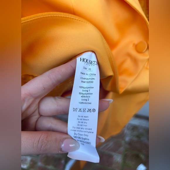 House of CB Sophia Mango Oversized Blazer Dress - Picture 10 of 12